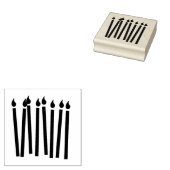 Birthday Candles Art Stamp Rubberstempel (Gestempeld)