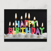 Birthday Candles Briefkaart (Voorkant)