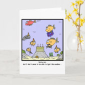 Birthday Candles Kaart (Gele Bloem)