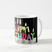 Birthday Candles Koffiemok (Voorkant rechts)