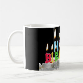 Birthday Candles Koffiemok