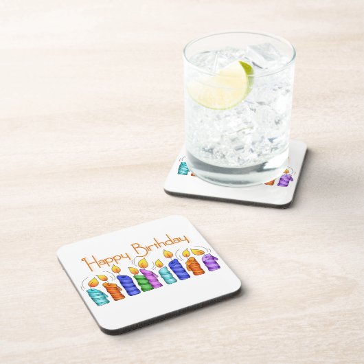 Birthday Candles Onderzetter Set (Rechterzijde)
