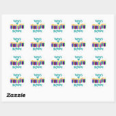Birthday Candles Ronde Sticker (Vel)