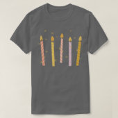 Birthday Candles T-shirt (Design voorkant)