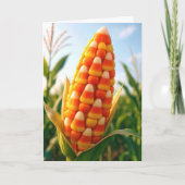 Birthday Candy Corn On the Cob  Kaart (Voorkant)