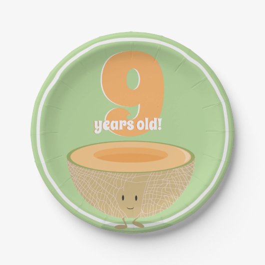 Birthday Cantaloupe | Bord papier (Voorkant)