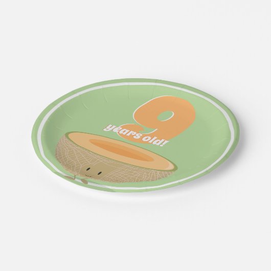 Birthday Cantaloupe | Bord papier (Gekanteld)