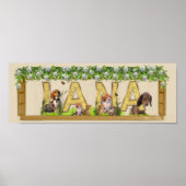 Birthday-Capital- letter Art Poster (Voorkant)