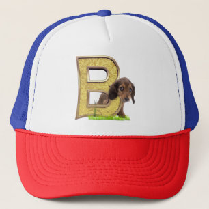 Birthday-Capital- letter-B Art Trucker Hat Trucker Pet