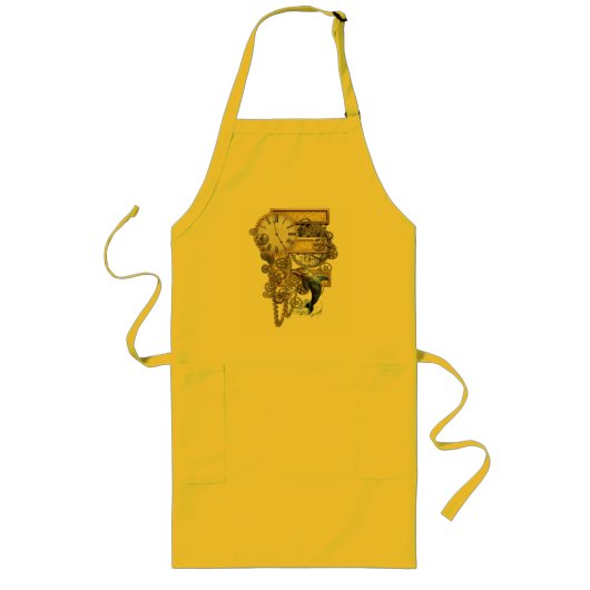 Birthday-Capital- letter-E Art Lang Schort (Voorkant)