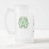 Birthday-Capital Monogram - letter A Matglas Bierpul (Links)