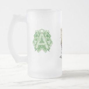 Birthday-Capital Monogram - letter A Matglas Bierpul