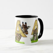 Birthday-Capital Monogram - letter A Mok (Voorkant rechts)