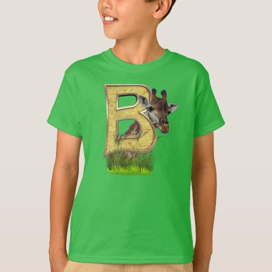 Birthday-Capital Monogram - letter B T-shirt (Voorkant)
