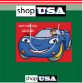 Birthday Car Automotive Funny Cartoon Creative Fab Groot Cadeauzakje