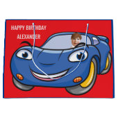 Birthday Car Automotive Funny Cartoon Creative Fab Groot Cadeauzakje (Voorkant)
