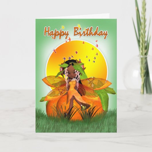 Birthday Card - Afrikaans-Amerikaans Kaart (Voorkant)