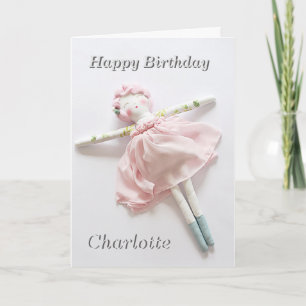 Birthday Card - Ballerina Soft Speelgoed Kaart