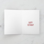 Birthday Card Bear Fight Kaart (Binnen)