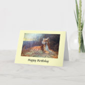Birthday Card - Bengal Tiger Kaart (Voorkant)