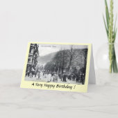 Birthday Card - Bergen, Noorwegen Kaart (Voorkant)