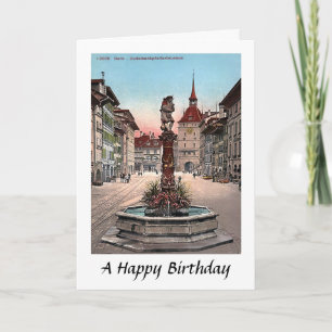 Birthday Card - Bern, Zwitserland Kaart