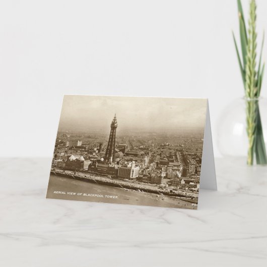 Birthday Card - Blackpool Tower Kaart (Voorkant)