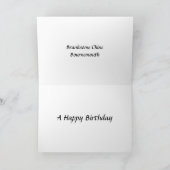 Birthday Card - Bournemouth, Dorset Kaart (Binnen)