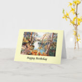 Birthday Card - Bournemouth, Dorset Kaart (Gele Bloem)