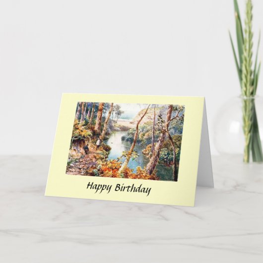 Birthday Card - Bournemouth, Dorset Kaart (Voorkant)