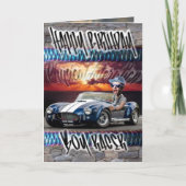 Birthday Card boy Racer Kaart (Voorkant)