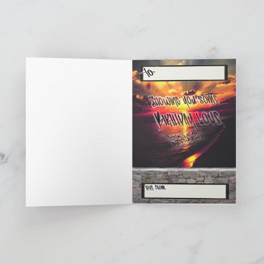 Birthday Card boy Racer Kaart (Binnen)