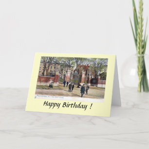 Birthday Card - Brown University, Providence, RI Kaart