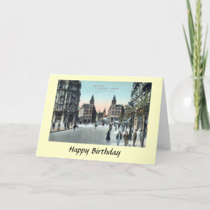 Birthday Card - Budapest, Hongarije Kaart