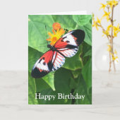 Birthday Card Butterfly with Kafka Quote Kaart (Gele Bloem)