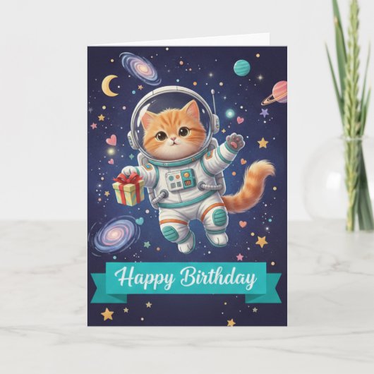 birthday card cat for women kaart (Voorkant)