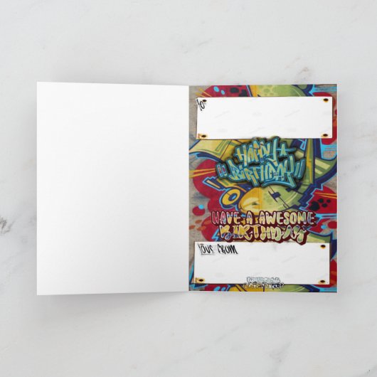 Birthday card dad kaart (Binnen)