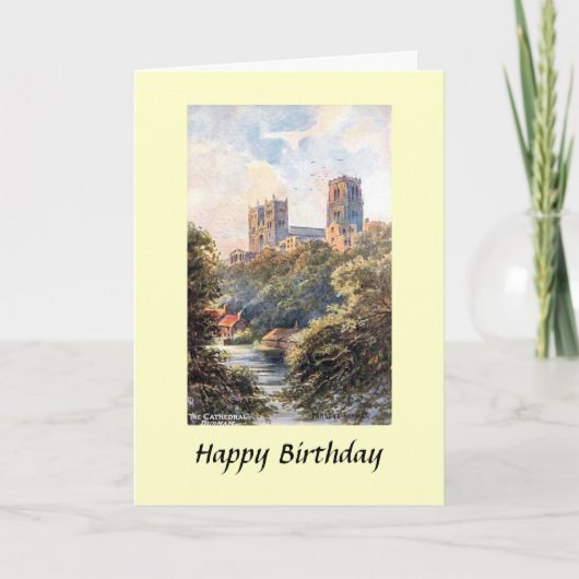 Birthday Card - Durham Cathedral Kaart (Voorkant)