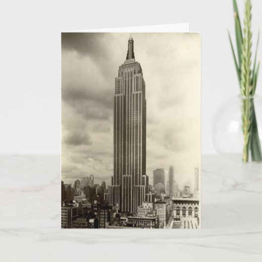 Birthday Card, Empire State Building Kaart (Voorkant)