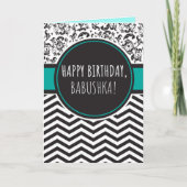 Birthday Card for Babushka Kaart (Voorkant)