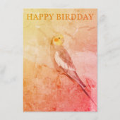 Birthday Card for Bird Lovers Informatiekaartje (Voorkant)