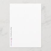 Birthday Card for Bird Lovers Informatiekaartje (Achterkant)