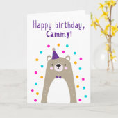 Birthday Card for Gammy Kaart (Gele Bloem)