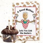 Birthday Card for Her, Funny Ethnic Mother Bday Kaart<br><div class="desc">Wil je een kaart die grappig is voor je moeders verjaardag? Pas het binnenbericht aan zoals je wilt!</div>