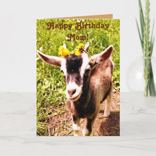 Birthday Card for Mam - Van Favoriet Kind (geit) Kaart