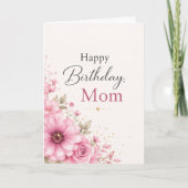 Birthday Card for Mom Kaart (Voorkant)