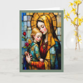 Birthday Card for Mom Religious Kaart (Gele Bloem)