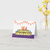 Birthday Card for Popa Kaart (Gele Bloem)