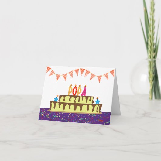 Birthday Card for Popa Kaart (Voorkant)