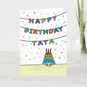 Birthday Card for Tata Kaart